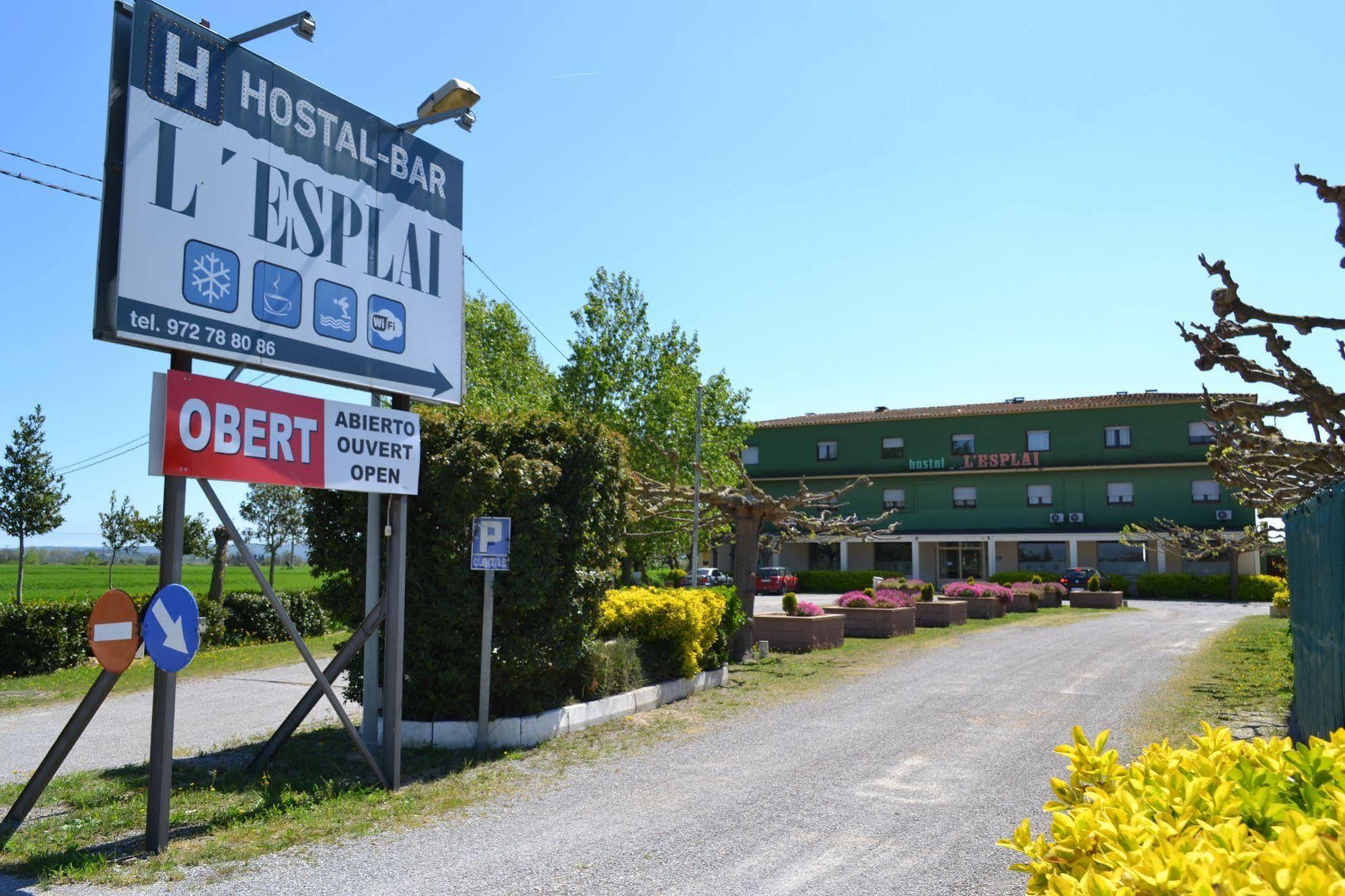Hostal L'Esplai Viladamat Buitenkant foto